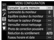 NIKON D5600 - Menu Configuration : configuration de l'appareil photo - 4