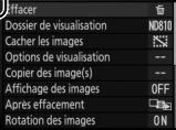 NIKON D5600 - Menu Visualisation : gestion des images - 5