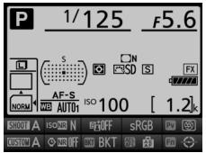 NIKON D5600 - d10: Affichage des informations - 1