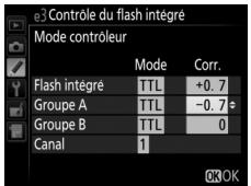 NIKON D5600 - Reglez les paramètres pour le groupe A. - 1