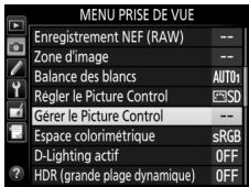 NIKON D5600 - Création de Picture Control personalisés - 1