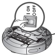 SAMSUNG SRR400 - Sie können alle Funktionen des Robo-Saugers starten oder anhalten. - 1