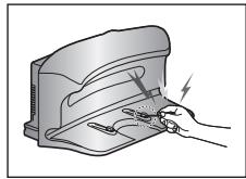 SAMSUNG SRR400 - Do not short-circuit the charge pins with metal objects such as chopsticks, screwdrivers, and etc. - 1