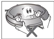 SAMSUNG SRR400 - Do not forcefully press the bumper on the Vacuum cleaning Robot. - 1