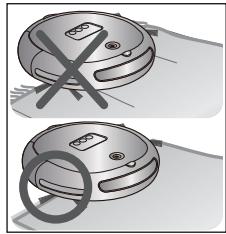 SAMSUNG SRR400 - For carpets with long tassels, fold the tassels under the carpet. - 1