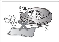SAMSUNG SRR400 - Remove objects scattered on the floor before cleaning. - 1