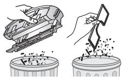 SAMSUNG SRR400 - First, empty the dust bin before cleaning it. - 6