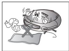 SAMSUNG SRR400 - Entfernen Sie vor dem Staubsaugen alle Gegenstände, die auf dem Boden herumliegen. - 1