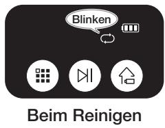 SAMSUNG SRR400 - Der Robo-Sauger führt den Saugvorgang selbstätig durch, bis die Batterie so viel entladen ist, dass nur noch ein Balken in der Batterieanzeige leuchtet. - 2