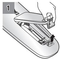 SAMSUNG SRR400 - ■ Installing the Remote Control Batterise - 1
