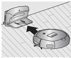 SAMSUNG SRR400 - Afin de renvoyer le robot aspirateur sur le chargeur pour recharger la batterie, appuyez sur le bouton Recharging (En cours de recharge). - 1