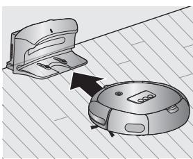 SAMSUNG SRR400 - You can have the Vacuum cleaning Robot return to the charger to charge the battery by using the Recharging button. - 1