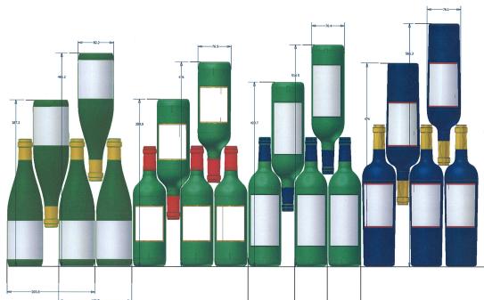 CLIMADIFF CLS130 - Tipos de botellas: - 1