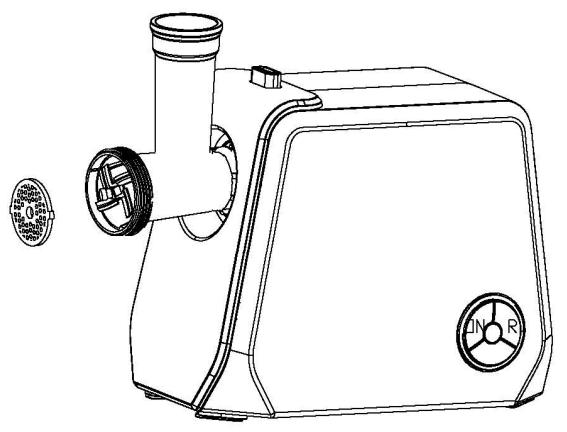 BRANDT KM1554B - a) Gebruik van de vleesmolen - 3