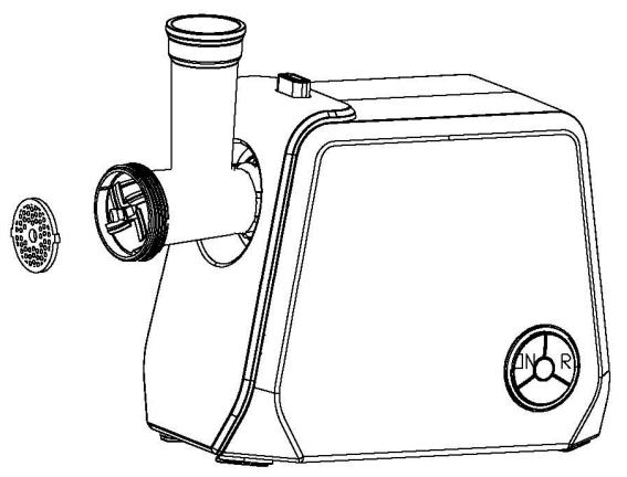 BRANDT KM1554B - a) Utilización de la picadora de carne - 4