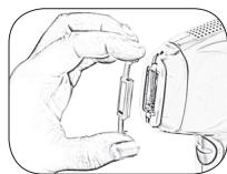 BABYLISS IPL HOMELIGHT SENSOR G960E - Fitting and removing the special face filter - 1