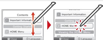 NINTENDO MINI CLASSICS - Viewing a built-in electronic manual - 2