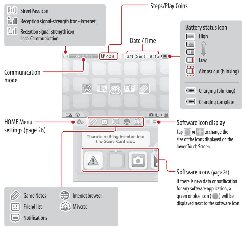 NINTENDO MINI CLASSICS - Home Menu - 1