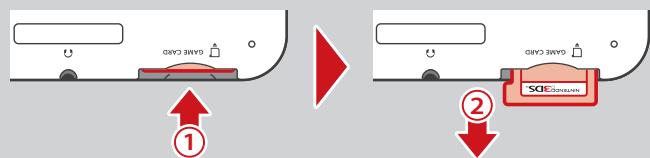 NINTENDO 6 - Removing a Game Card - 1