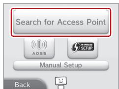 NINTENDO 6 - Tap Search for Access Point. - 1