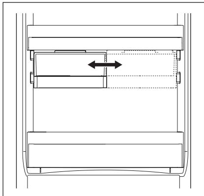 AEG-ELECTROLUX SKS68809F1 - Positioning the sliding box - 1