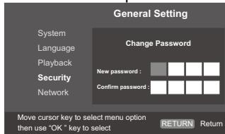 TOSHIBA BDX1300KE - - [Change password] - 2