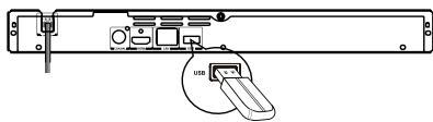 TOSHIBA BDX1200 - Connect USB device - 1