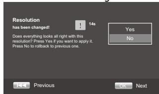 TOSHIBA BDX1200 - Press / to select an option. Press OK. Select "Yes" or "No" using / . - 1