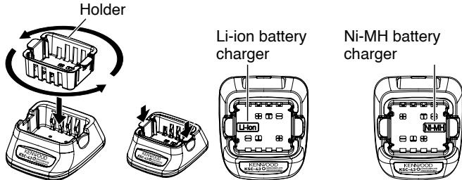 KENWOOD TK-2000 - CHARGING THE BATTERY PACK - 1