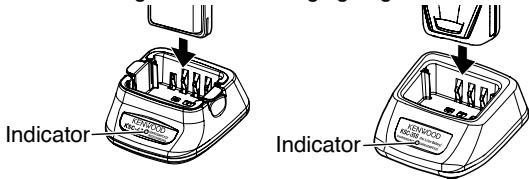 KENWOOD TK-2000 - CHARGING THE BATTERY PACK - 2