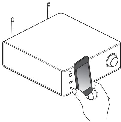 DENON PMA1600 - Connector un périphérique Bluetooth avec la fonction NFC via NFC - 1