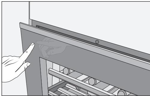 MIELE KWT 6321 - Ouvrir la porte de l'appareil - 1