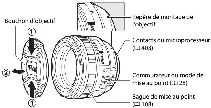 NIKON D7500 - Fixation d'un objectif - 1