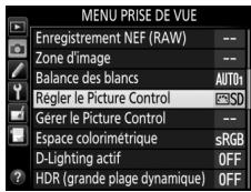 NIKON D7500 - Menu prise de vue - 1