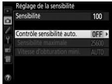 NIKON D7500 - Réglage automatique de la sensibilité - 1