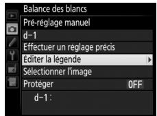 NIKON D7500 - Sélectionnez éditer la légende. - 2