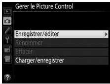 NIKON D7500 - Sélectionnez enregistrer/éditer. - 2
