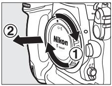 NIKON D7500 - Fixation d'un objectif - 3