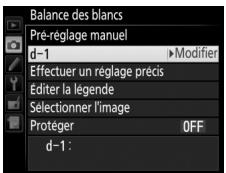 NIKON D7500 - Choix d'un préréglage de balance des blancs - 1