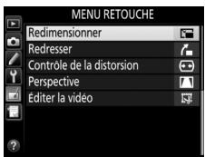 NIKON D7500 - Sélectionnez redimensionner. - 2