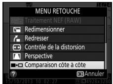 NIKON D7500 - Sélectionnez comparaison côte à côte. - 2
