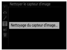 NIKON D7500 - Sélectionnez nettoyer maintenant. - 3
