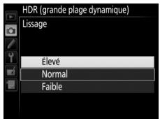 NIKON D7500 - Choisissez le degré de lissage. - 5