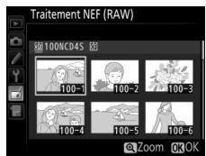 NIKON D7500 - Sélectionnez traitement NEF (RAW). - 2