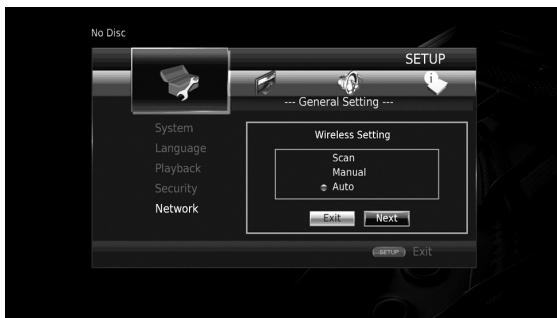 YAMAHA BD-A1040 - Impostazione connessione wireless - 3