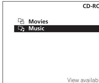 PIONEER BDP-170 - Sélectionnez Music. - 1