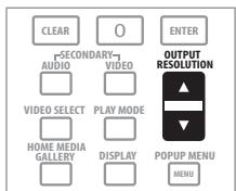 PIONEER BDP-170 - Sélection de la résolution de la sortie video - 1