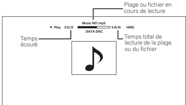 PIONEER BDP-170 - Sélectionnez la plage ou le fichier devant être lu. - 2