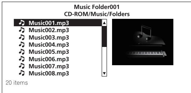 PIONEER BDP-170 - Sélectionnez Folders ou All Songs. - 3
