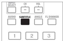 PIONEER BDP-170 - Pendant la lecture, appuyez sur SUBTITLE. - 1